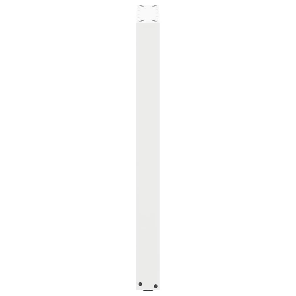 Gambe per tavolo da bar a forma di U 2 pz bianche 40x(90-91) cm