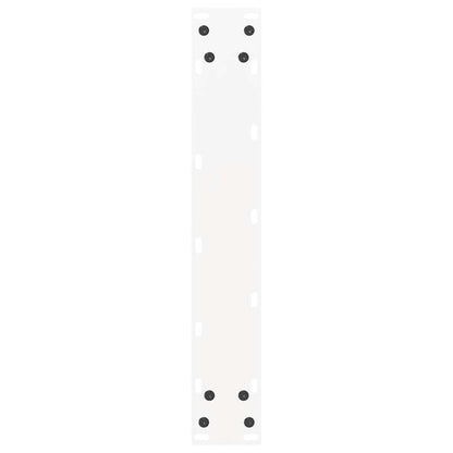 Gambe per tavolo da bar a forma di U 2 pz bianche 40x(90-91) cm