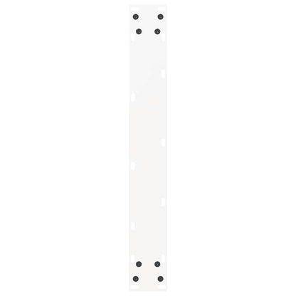 Gambe per tavolo da bar a forma di U 2 pz bianche 60x(90-91) cm