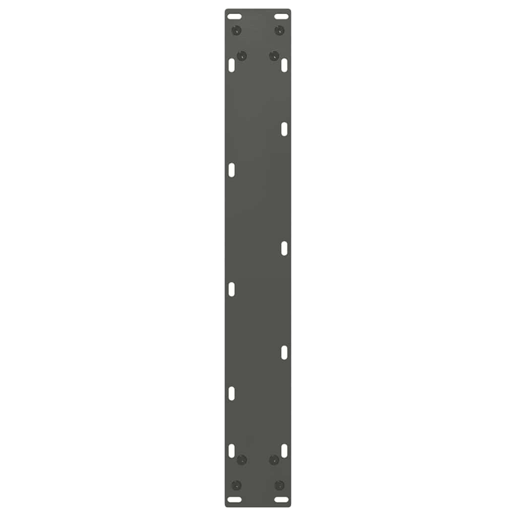 Gambe per tavolo da bar forma U 2 pz Antracite 60x(90-91) cm