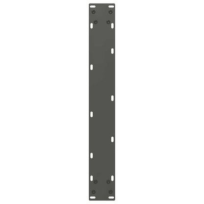 Gambe per tavolo da bar forma U 2 pz Antracite 60x(90-91) cm