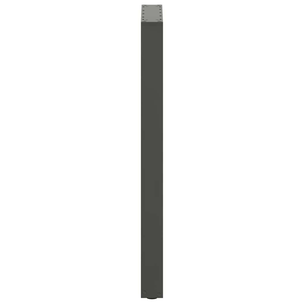 Gambe per tavolo da bar forma U 2 pz Antracite 40x(100-101) cm