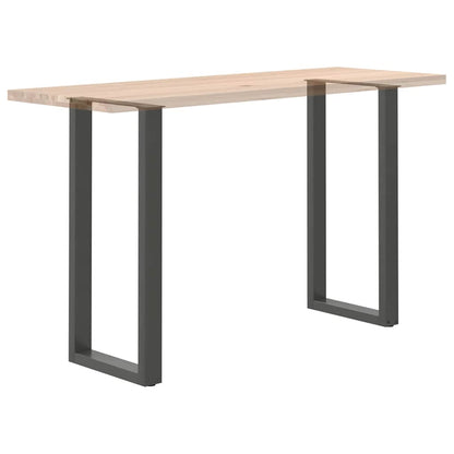 Gambe per tavolo da bar forma U 2 pz Antracite 40x(100-101) cm