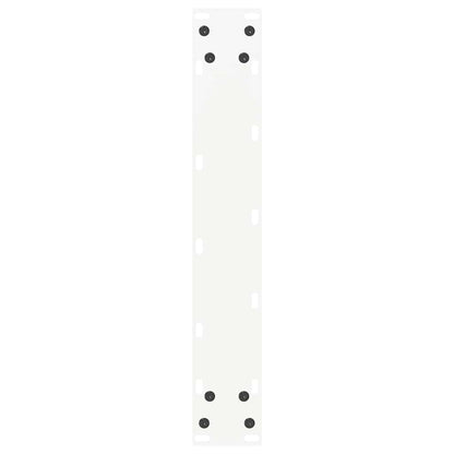Gambe per tavolo da bar forma U 2 pz bianche 50x(100-101) cm