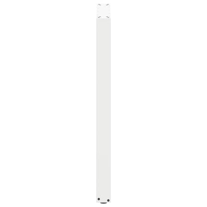 Gambe per tavolo da bar forma U 2 pz bianche 60x(100-101)