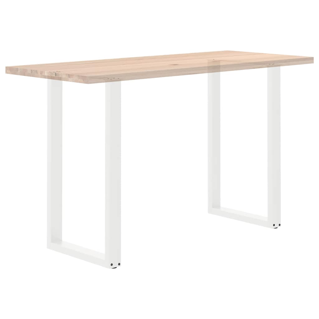 Gambe per tavolo da bar forma U 2 pz bianche 60x(100-101)