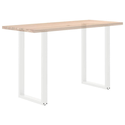 Gambe per tavolo da bar forma U 2 pz bianche 60x(100-101)
