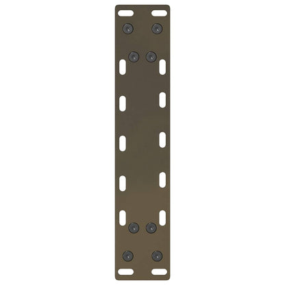Gambe per Tavolino da Caffè Naturale 2 pz 30x(30-31) cm Acciaio