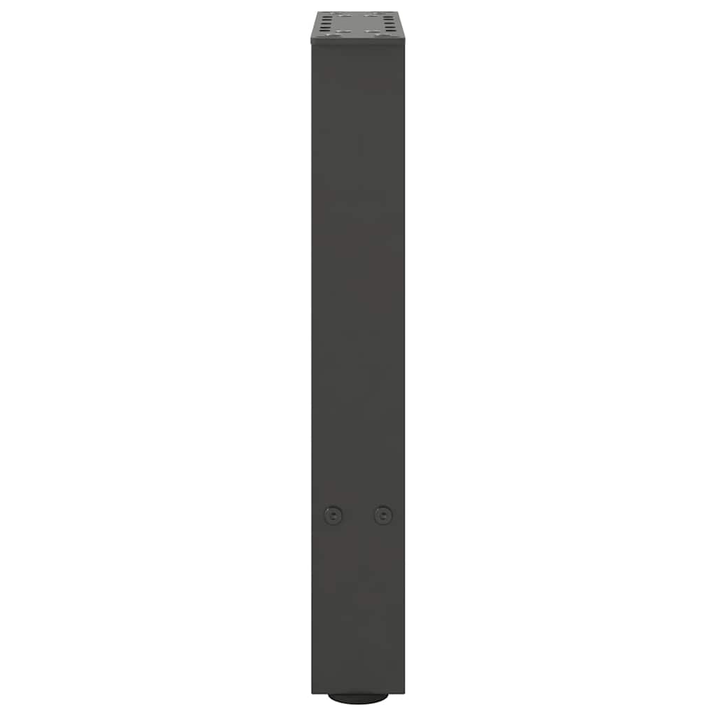 Gambe per Tavolino da Caffè Antracite 2 pz 28x(42-43) cm Acciaio