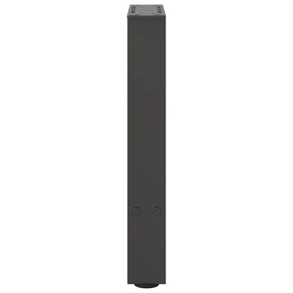 Gambe per Tavolino da Caffè Antracite 2 pz 28x(42-43) cm Acciaio