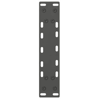 Gambe per Tavolino da Caffè Antracite 2 pz 28x(42-43) cm Acciaio