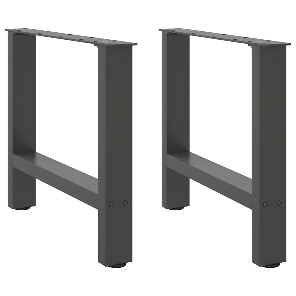 Gambe per Tavolino da Caffè 2 pz 70x(42-43) cm Acciaio