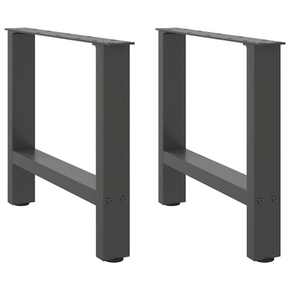 Gambe per Tavolino da Caffè 2 pz 70x(42-43) cm Acciaio