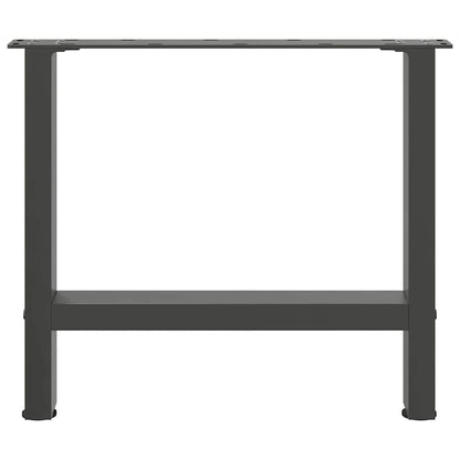 Gambe per Tavolino da Caffè Antracite 2 pz 60x(42-43) cm Acciaio - homemem39