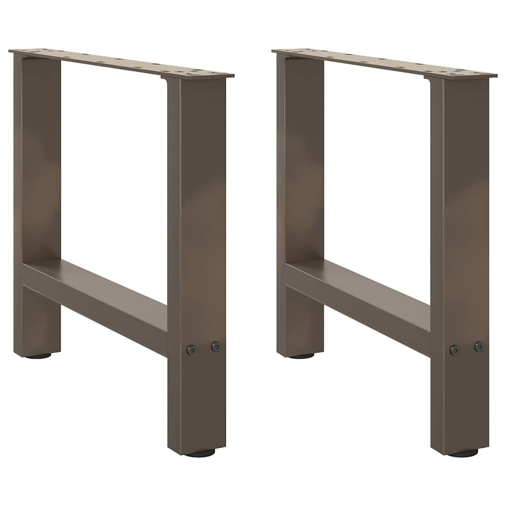Gambe per Tavolino da Caffè 2 pz 70x(42-43) cm Acciaio