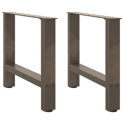 Gambe per Tavolino da Caffè 2 pz 70x(42-43) cm Acciaio