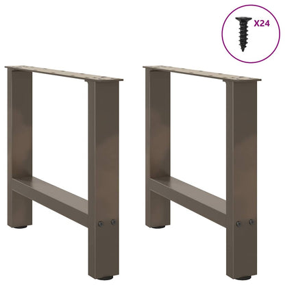 Gambe per Tavolino da Caffè 2 pz 70x(42-43) cm Acciaio