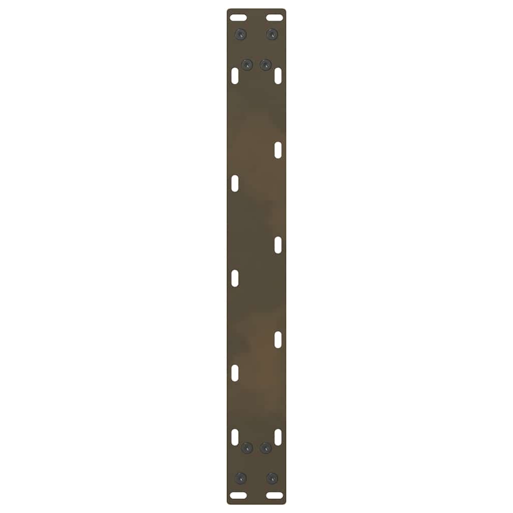 Gambe per Tavolino da Caffè Naturale 2 pz 70x(42-43) cm Acciaio