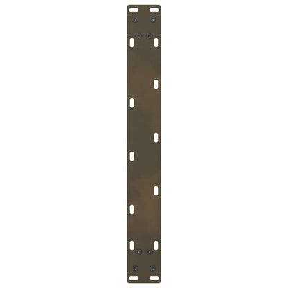 Gambe per Tavolino da Caffè Naturale 2 pz 70x(42-43) cm Acciaio