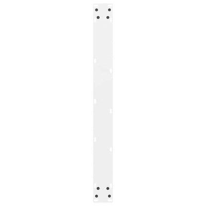 Gambe per Tavolino Bianco 2 pz 80x(72-73) cm Acciaio