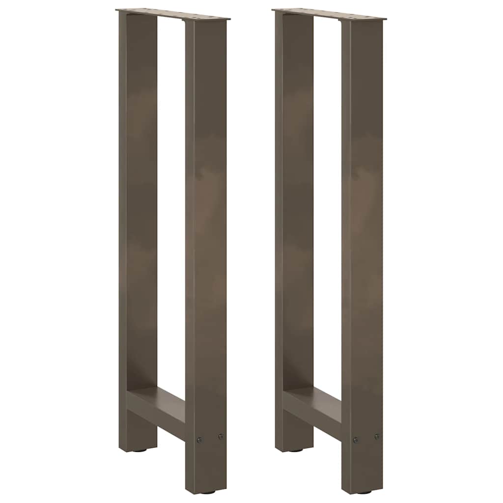 Gambe per tavolo da bar naturale 2 pz 50x(100-101) cm