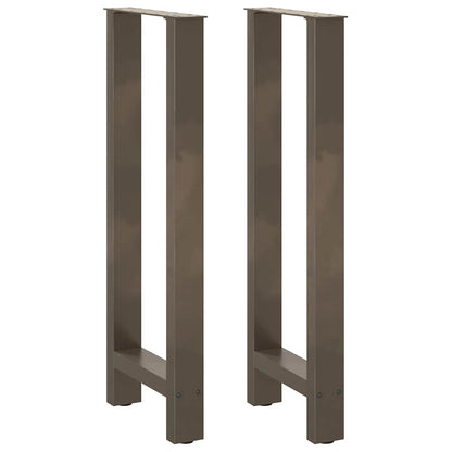 Gambe per tavolo da bar naturale 2 pz 50x(100-101) cm