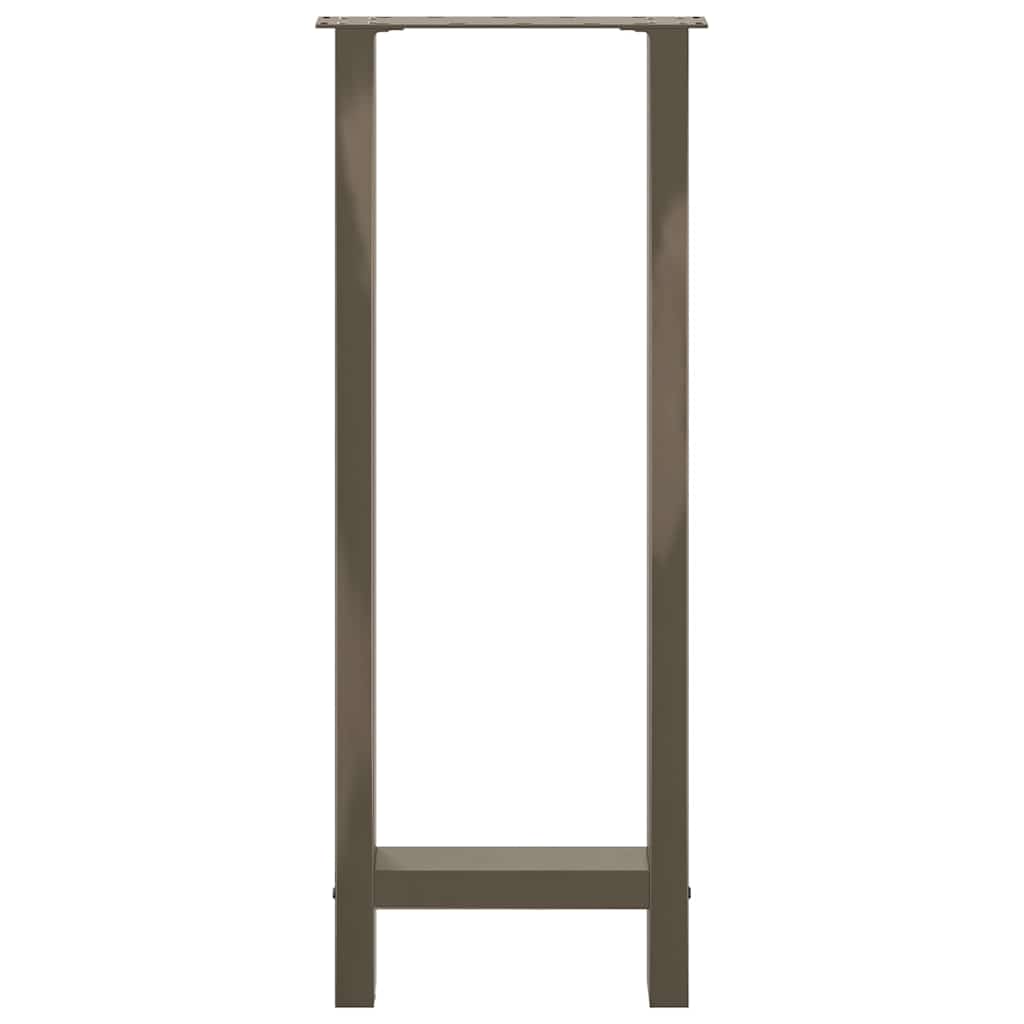 Gambe per tavolo da bar naturale 2 pz 50x(100-101) cm