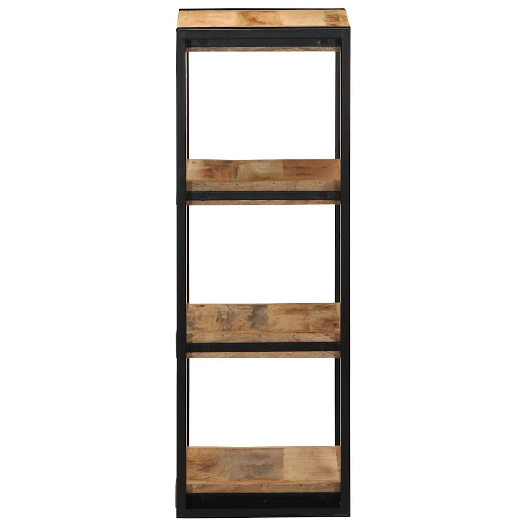 Mensola da Parete 35x35x100cm in Legno Massello di Mango Grezzo | homemem39