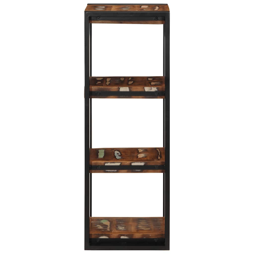 Mensola da Parete Multicolore 35x35x100 cm in Legno Recupero | homemem39