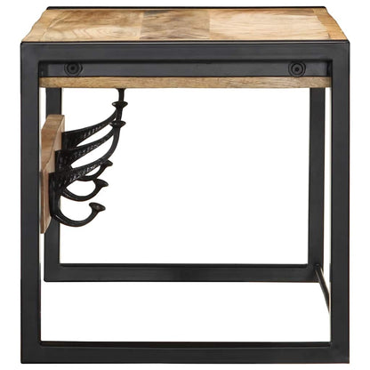 Appendiabiti 80x35x35 cm in Legno Massello Grezzo di Mango - homemem39