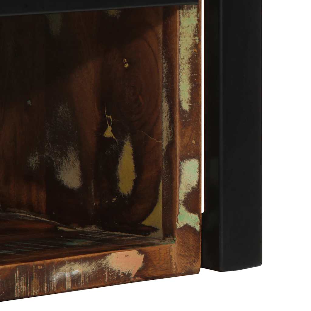 Comodini 2 pz Multicolore 40x35x40cm in Legno Massello Recupero - homemem39