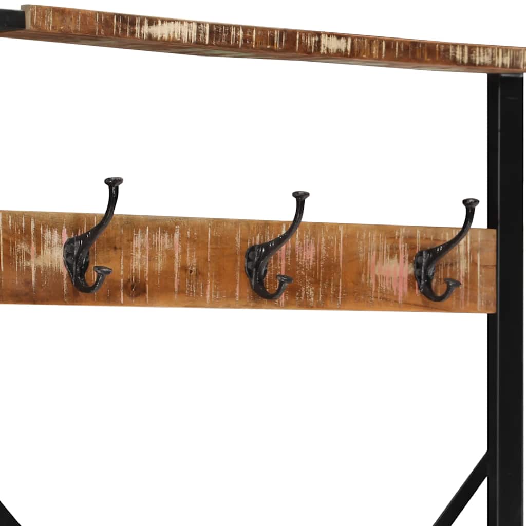Appendiabiti Multicolore 80x40x190 cm Legno Massello Recupero | homemem39