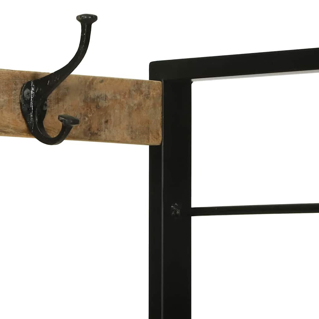 Stendibiancheria con cassetto Marrone Legno massello di mango