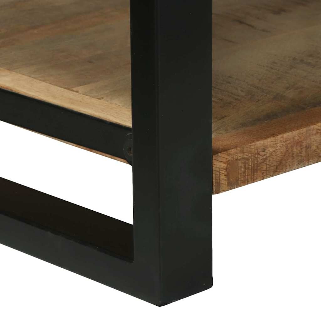 Scatola di Stoccaggio Marrone Legno massello di mango