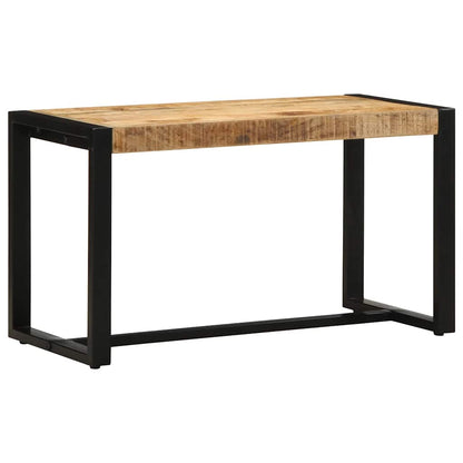 Panca 80x35x45 cm in Legno Massello di Mango Grezzo