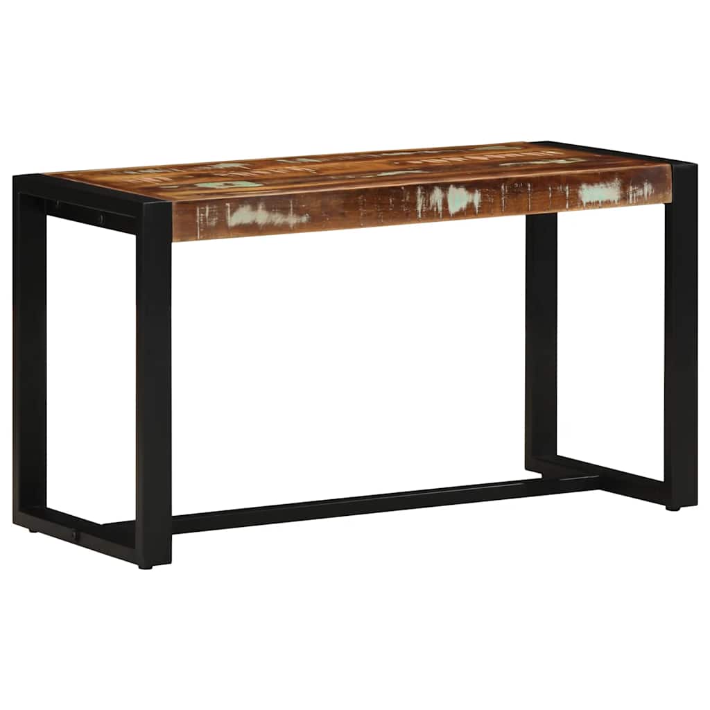 Panca Multicolore 80x35x45 cm in Legno Massello Recupero