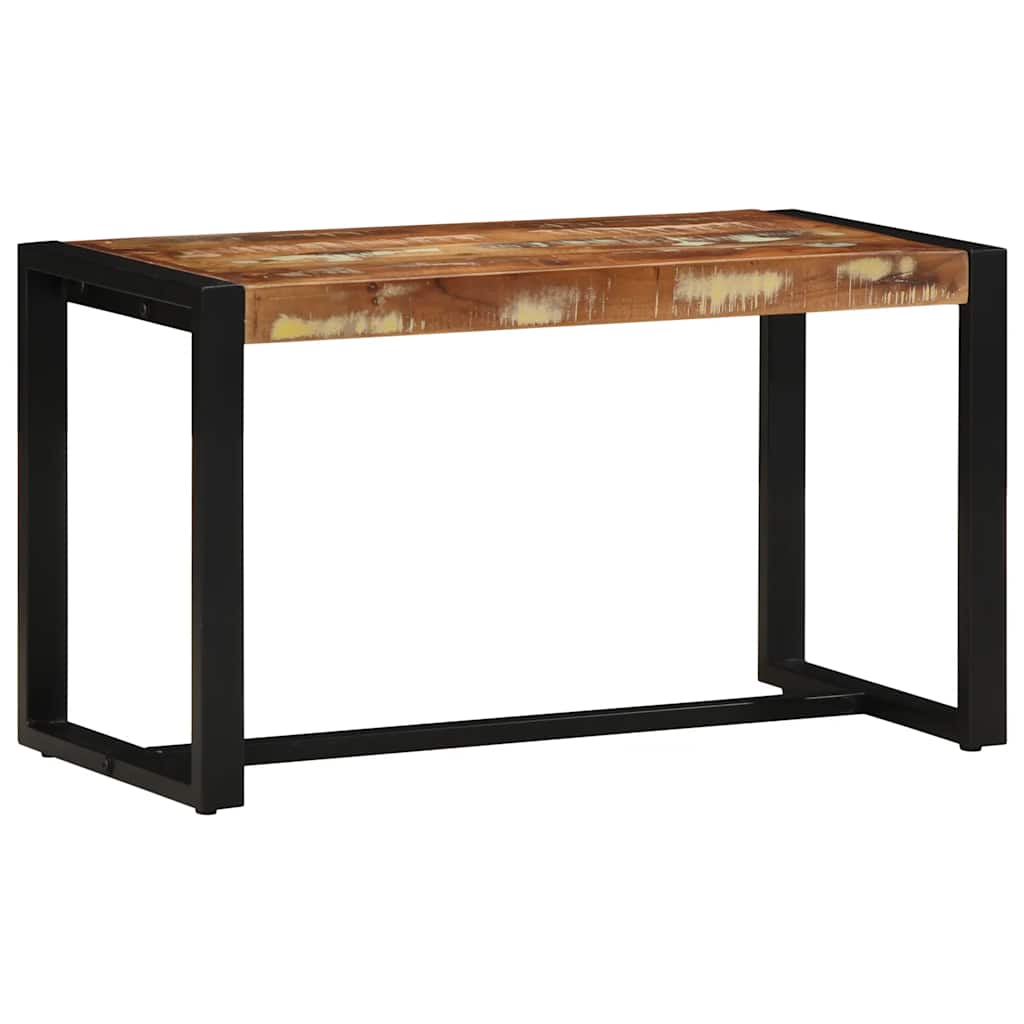 Panca Multicolore 80x35x45 cm in Legno Massello Recupero
