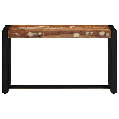 Panca Multicolore 80x35x45 cm in Legno Massello Recupero