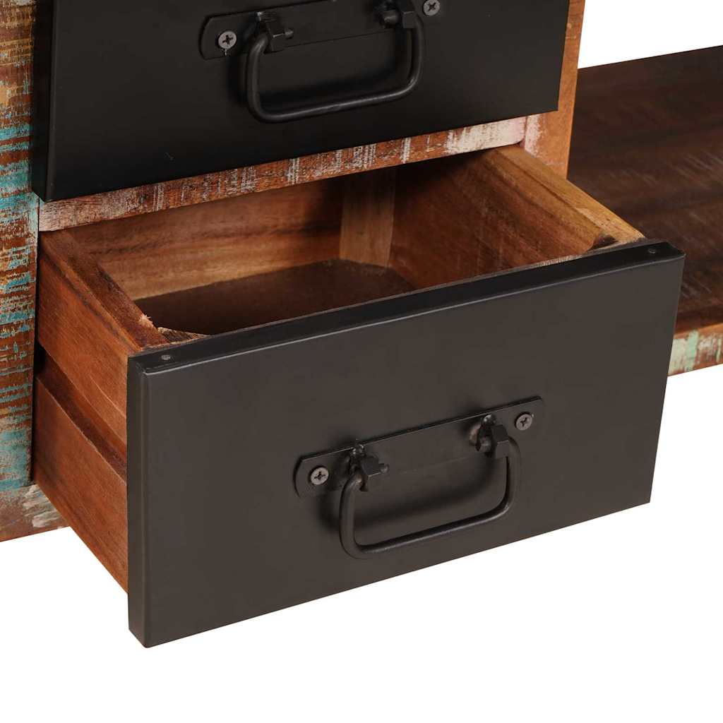 Panchina con contenitore Multicolore Legno massello di recupero | homemem39