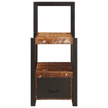 Appendiabiti con cassetto Multicolore Legno Recuperato Massello | homemem39