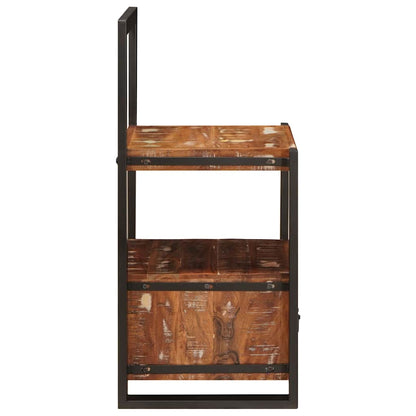 Appendiabiti con cassetto Multicolore Legno Recuperato Massello | homemem39
