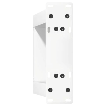 Gambe per Tavolino da Caffè a Forma di U 2 pz Bianche 30x(30-31) cm Acciaio