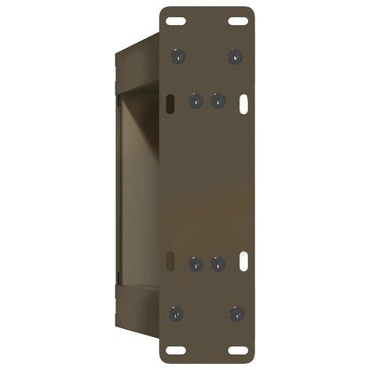 Gambe per Tavolino da Caffè a Forma di U 2 pz Acciaio Naturale 30x(30-31) cm Acciaio - homemem39