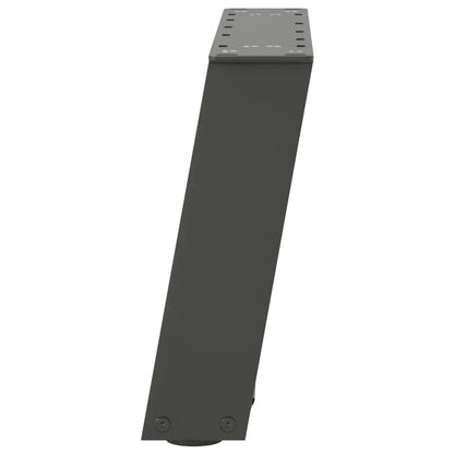 Gambe per Tavolino da Caffè forma U 2 pz Antracite 40x(30-31)cm