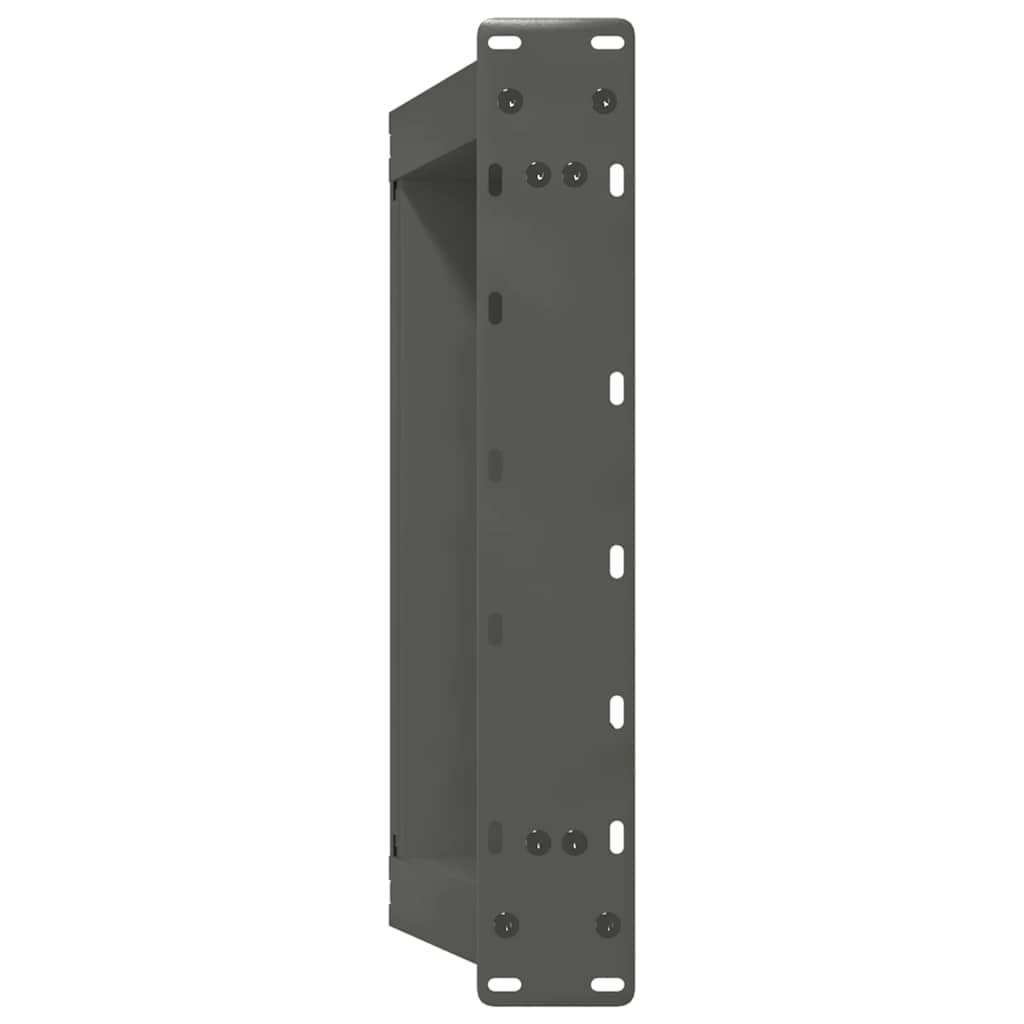 Gambe per Tavolino da Caffè forma U 2 pz Antracite 40x(30-31)cm
