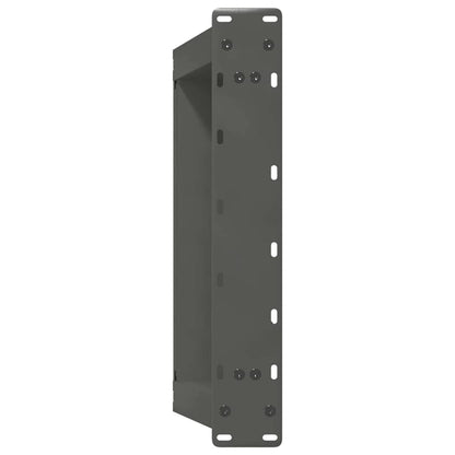 Gambe per Tavolino da Caffè forma U 2 pz Antracite 40x(30-31)cm