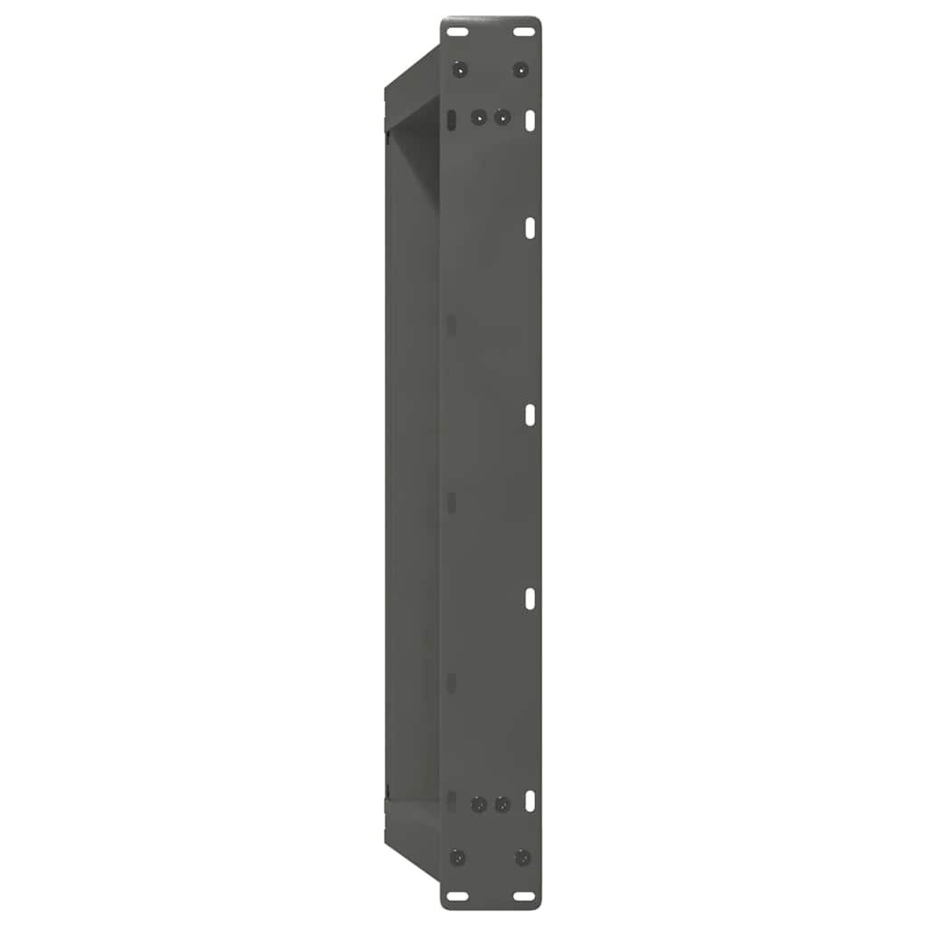 Gambe per Tavolino da Caffè forma U 2 pz Antracite 60x(30-31)cm