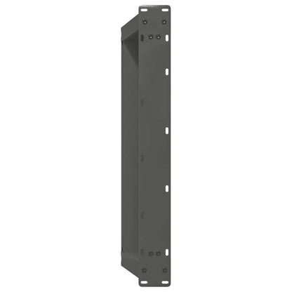 Gambe per Tavolino da Caffè forma U 2 pz Antracite 60x(30-31)cm