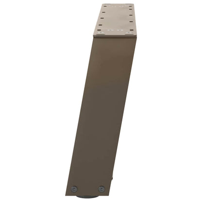 Gambe per Tavolino da Caffè forma U 2 pz Naturale 70x(30-31) cm
