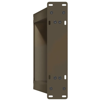 Gambe per Tavolino da Caffè a Forma di U 2 pz Acciaio Naturale 28x(42-43) cm Acciaio - homemem39